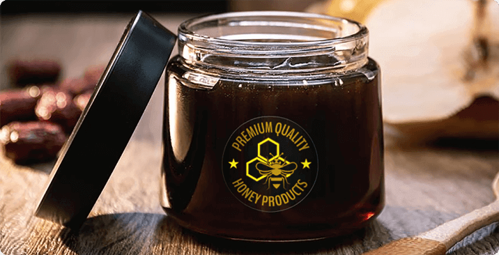 Honey Custom Clear Labels